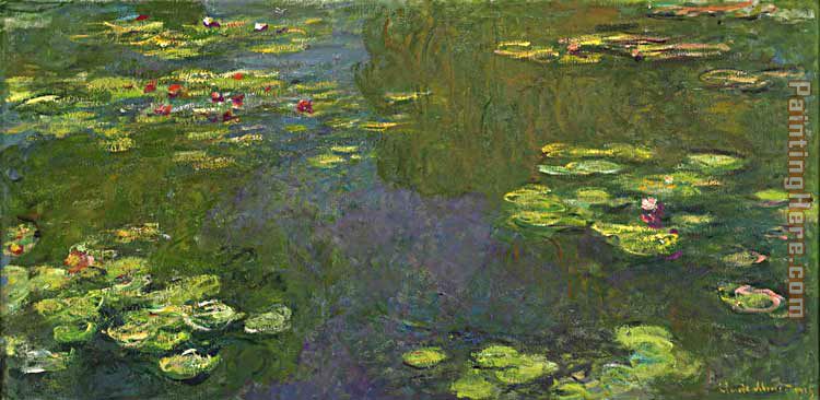 Le bassin aux nympheas painting - Claude Monet Le bassin aux nympheas art painting